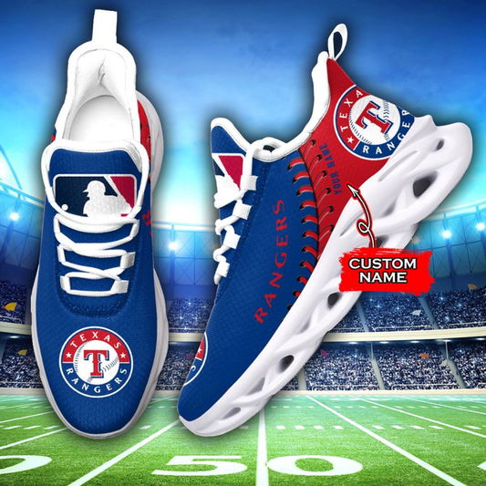 [HOMERUN DEAL] NEW CUSTOMIZED MLB08 TRS TEXAS RANGERS MAX SOUL SHOES