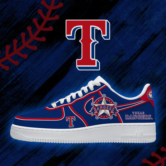 [HOMERUN DEAL] NEW CUSTOMIZED MLB08 TRS TEXAS RANGERS AF1 SHOES