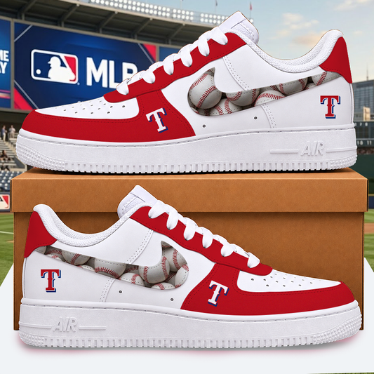[HOMERUN DEAL] NEW CUSTOMIZED MLB08 TRS TEXAS RANGERS AF1 SHOES