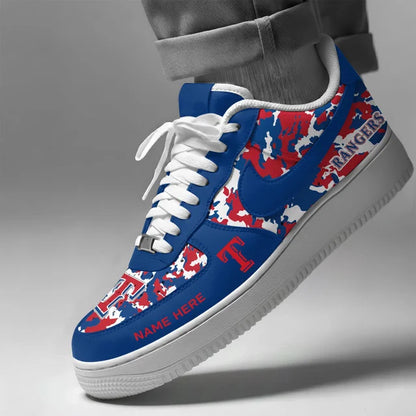 [HOMERUN DEAL] NEW CUSTOMIZED MLB08 TRS TEXAS RANGERS AF1 SHOES