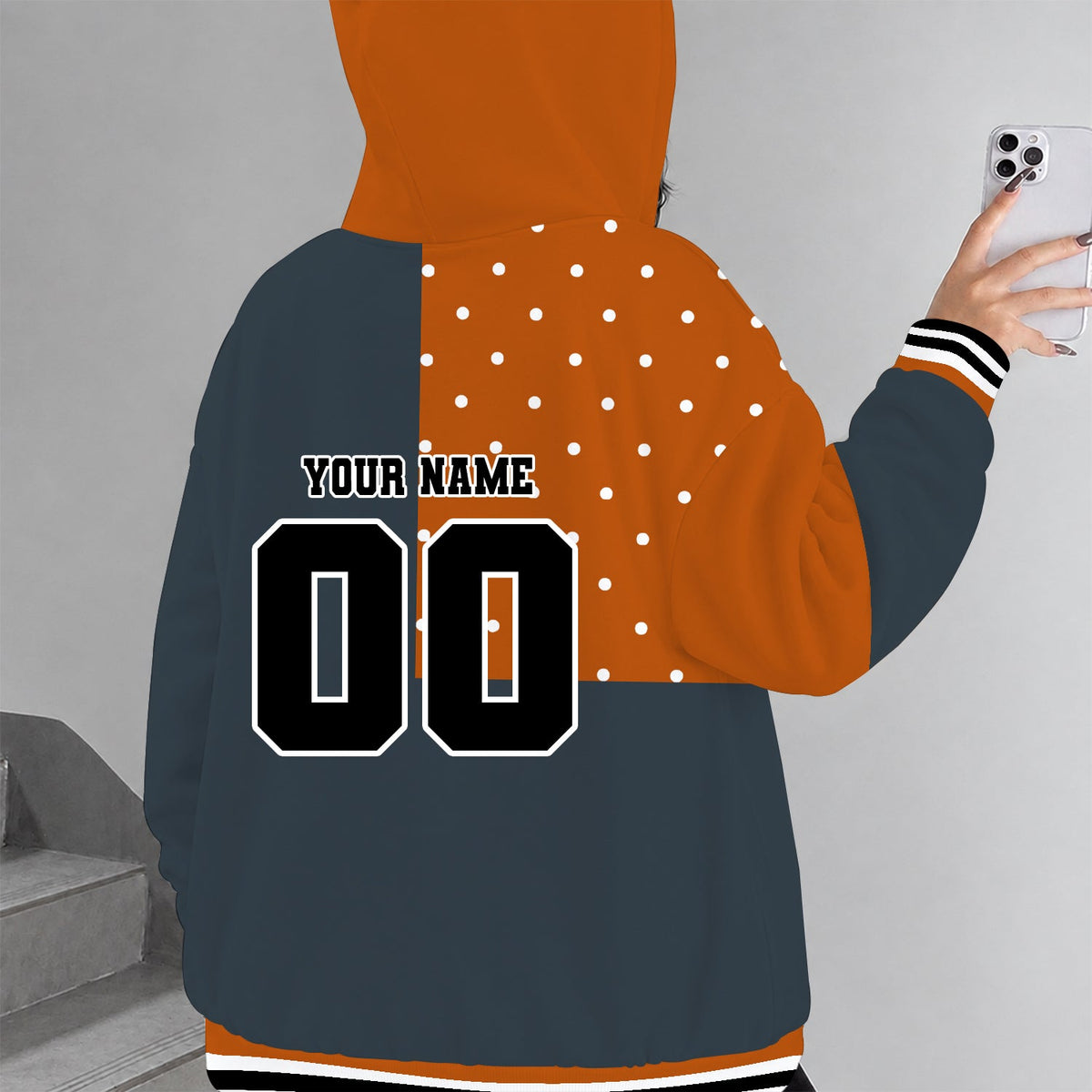[SLAM DUNK DEAL] NEW CUSTOMIZED NCAA MAM08 TXL TEXAS LONGHORNS STRAPPY ZIP HOODIE