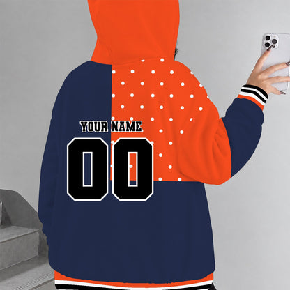 [HOOPS SPECIAL] NEW CUSTOMIZED NCAA CFH08 VIC VIRGINIA CAVALIERS STRAPPY ZIP HOODIE