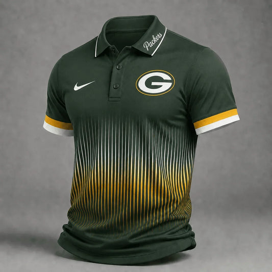 [TOUCHDOWN DEAL] NEW CUSTOMIZED NFL08 GBP GREEN BAY PACKERS POLO SHIRT
