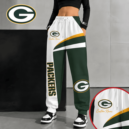 [TOUCHDOWN DEAL] NEW CUSTOMIZED NFL08 GBP GREEN BAY PACKERS SWEATPANTS