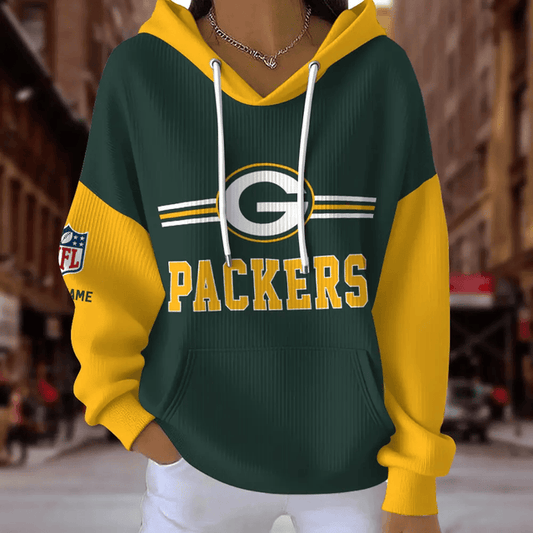 [TOUCHDOWN DEAL] NEW CUSTOMIZED NFL08 GBP GREEN BAY PACKERS RIBBED HOODIE & SWEATSHIRT