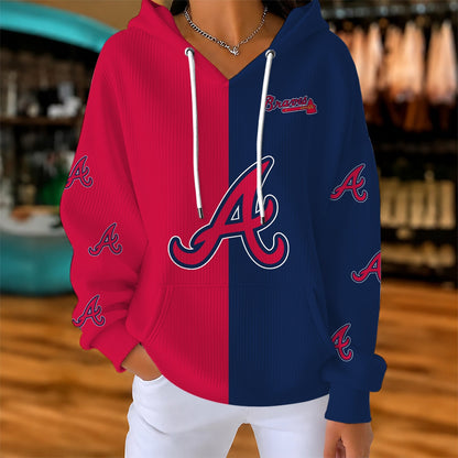 [HOMERUN DEAL] NEW CUSTOMIZED MLB09 ABS ATLANTA BRAVES RIBBED HOODIE & SWEATSHIRT