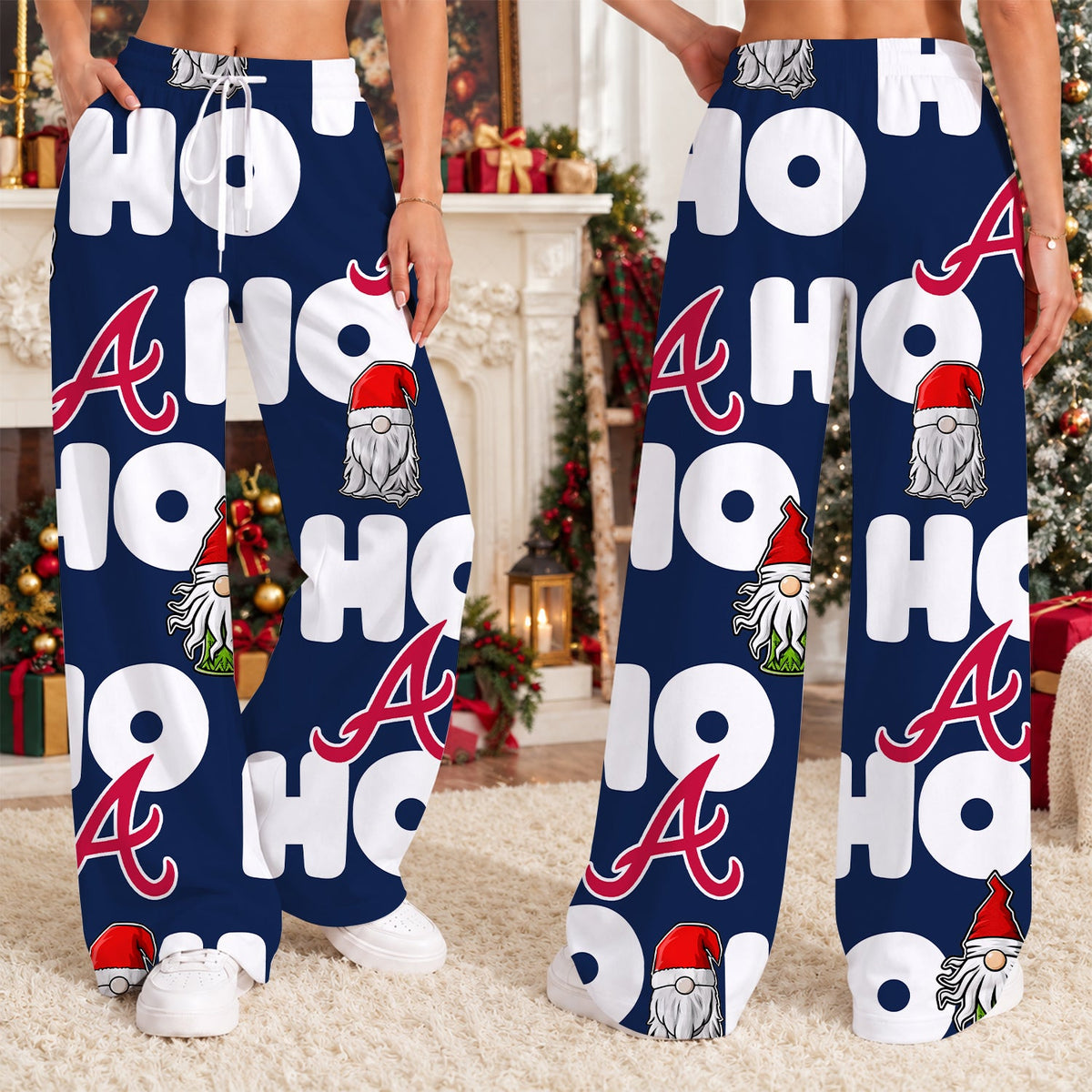 [HOMERUN DEAL] NEW CUSTOMIZED MLB09 ABS THE BRAVES LONG PANTS
