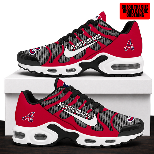 [HOMERUN DEAL] NEW CUSTOMIZED MLB09 ABS ATLANTA BRAVES AIR MAX PLUS SNEAKERS