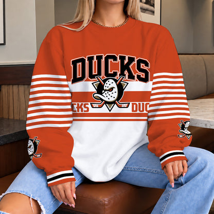[PUCK DROP DEAL] NEW CUSTOMIZED NHL09 AHD THE DUCKS UNISEX SWEATSHIRT
