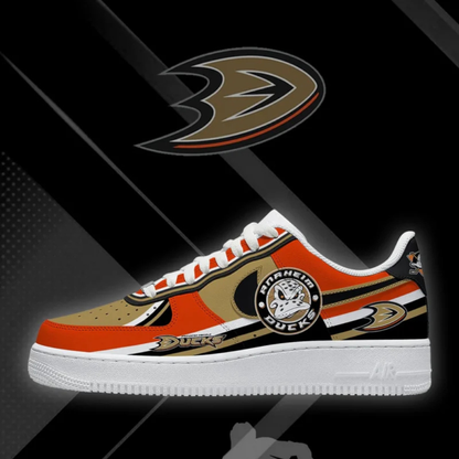 [PUCK DROP DEAL] NEW CUSTOMIZED NHL09 AHD ANAHEIM DUCKS AF1 SHOES
