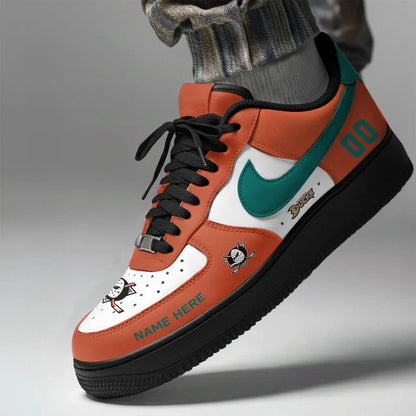 [PUCK DROP DEAL] NEW CUSTOMIZED NHL09 AHD ANAHEIM DUCKS AF1 SHOES