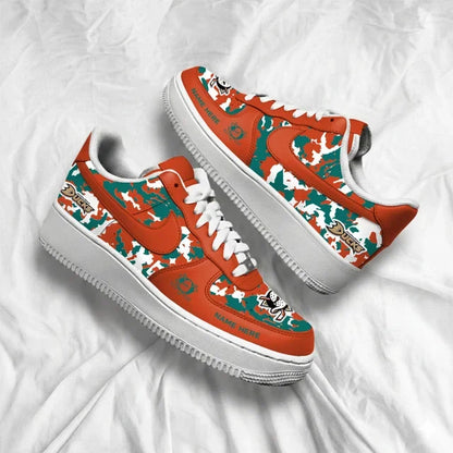 [PUCK DROP DEAL] NEW CUSTOMIZED NHL09 AHD ANAHEIM DUCKS AF1 SHOES