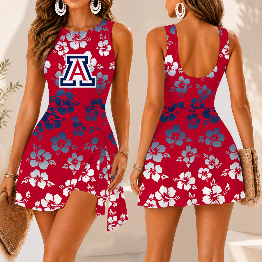 [SLAM DUNK DEAL] NEW CUSTOMIZED NCAA MAM09 ARW ARIZONA WILDCATS WOMEN'S SUMMER SKORT DRESS