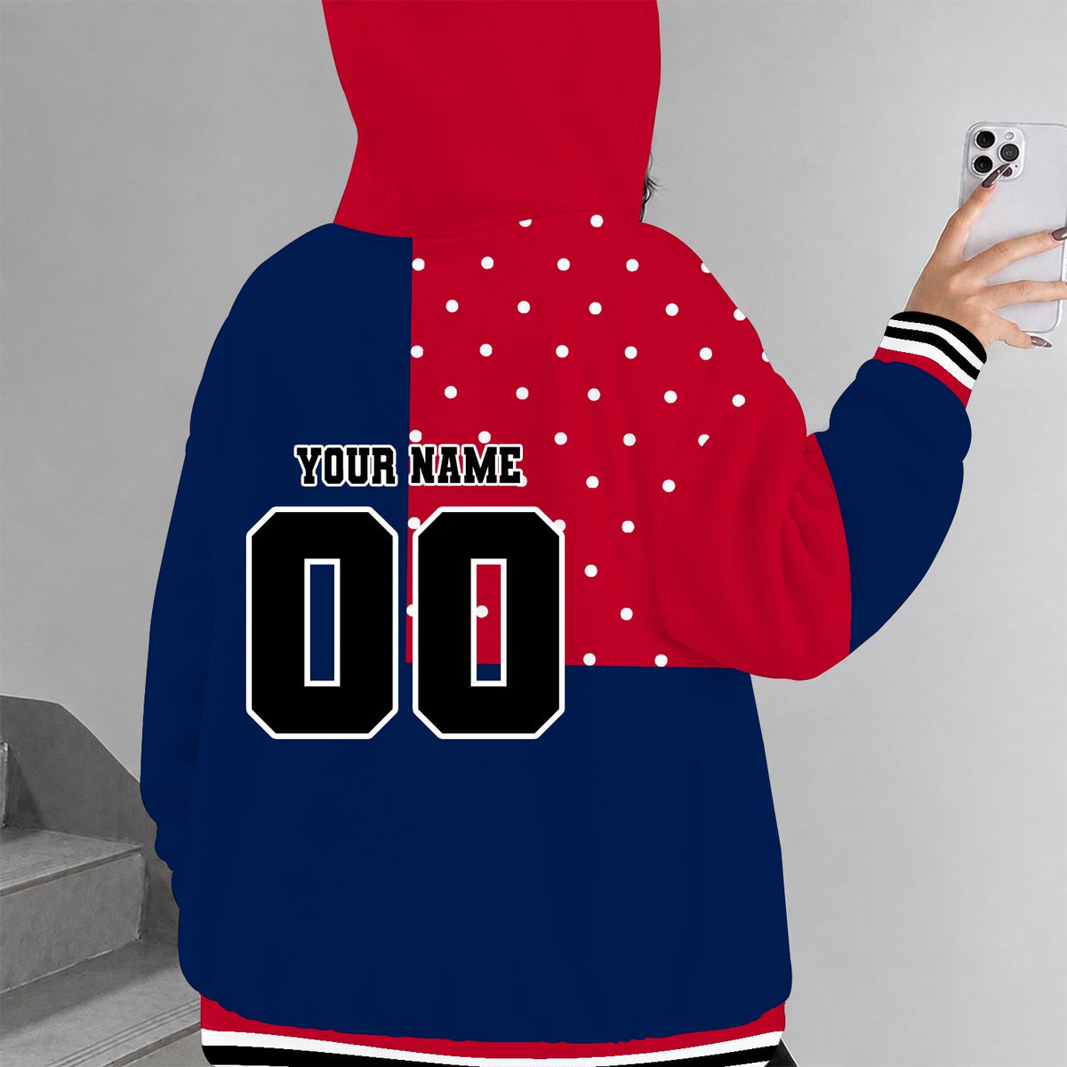 [SLAM DUNK DEAL] NEW CUSTOMIZED NCAA MAM09 ARW ARIZONA WILDCATS STRAPPY ZIP HOODIE