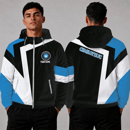[GOAL DEAL] NEW CUSTOMIZED MLS09 CLF CHARLOTTE FC WINDBREAKER JACKET