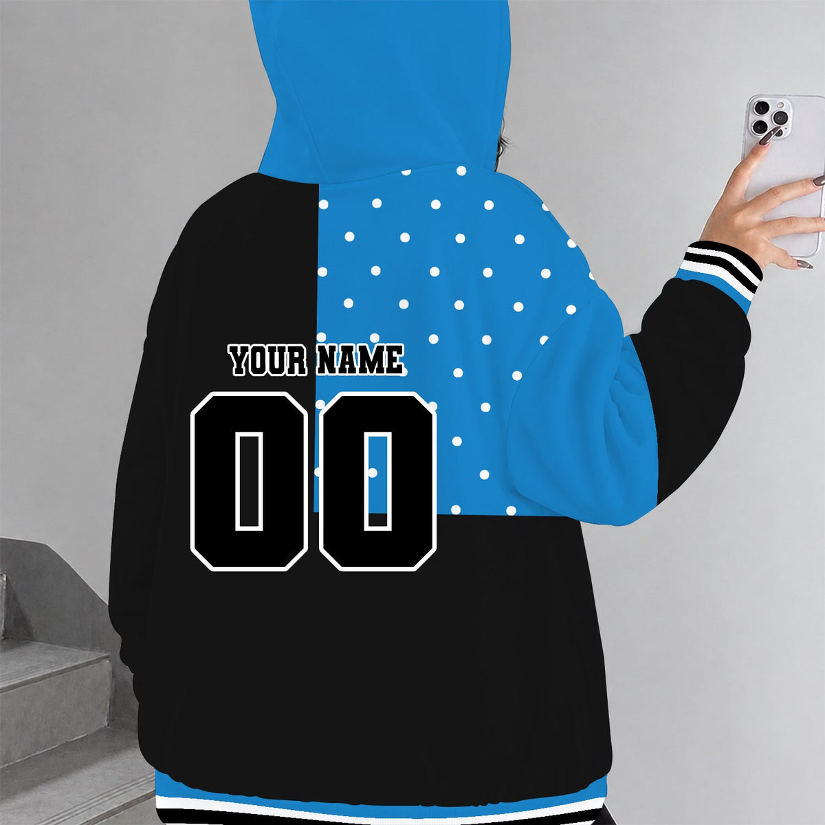 [GOAL DEAL] NEW CUSTOMIZED MLS09 CLF CHARLOTTE FC ZIP HOODIE