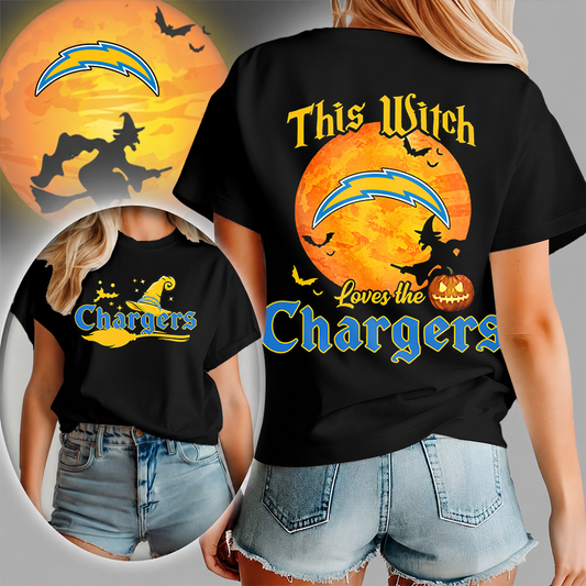 [TOUCHDOWN DEAL] NEW CUSTOMIZED NFL09 LAC LOS ANGELES CHARGERS  HALLOWEEN T-SHIRT, HOODIE & ZIP HOODIE