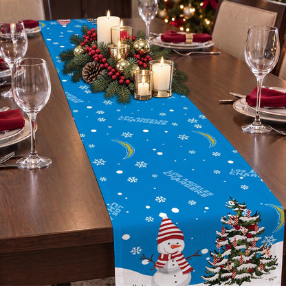 [TOUCHDOWN DEAL] NEW CUSTOMIZED NFL09 LAC LOS ANGELES CHARGERS TABLE RUNNER