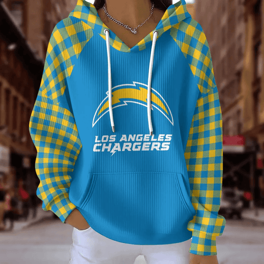 [TOUCHDOWN DEAL] NEW CUSTOMIZED NFL09 LAC LOS ANGELES CHARGERS RIBBED HOODIE & SWEATSHIRT