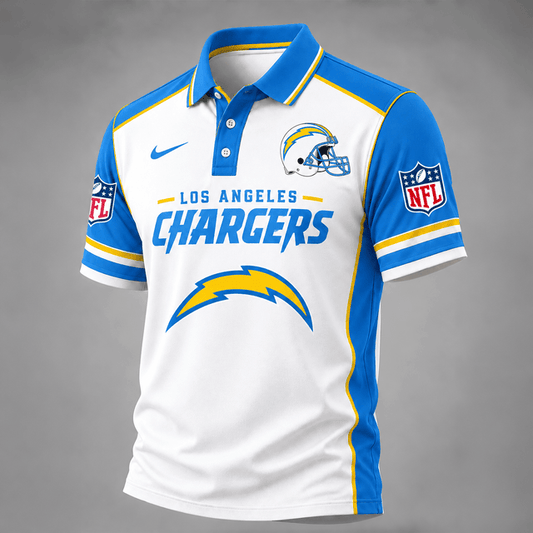 [TOUCHDOWN DEAL] NEW CUSTOMIZED NFL09 LAC THE CHARGERS POLO SHIRT