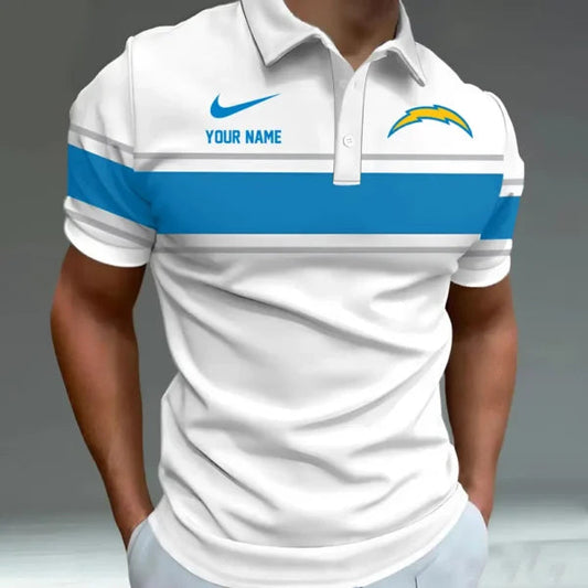 [TOUCHDOWN DEAL] NEW CUSTOMIZED NFL09 LAC LOS ANGELES CHARGERS POLO SHIRT