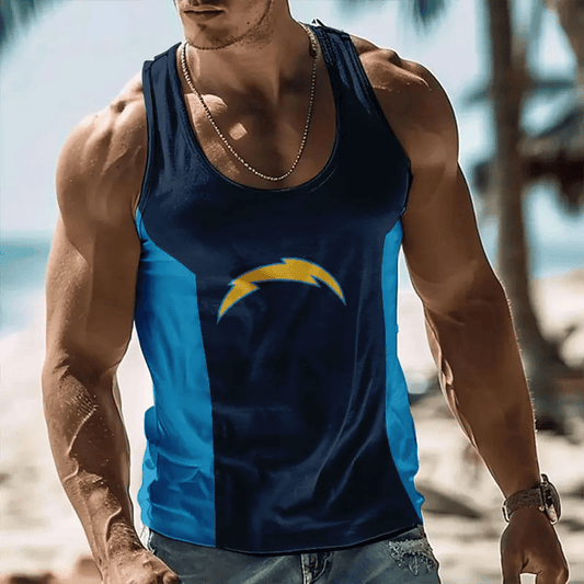 [TOUCHDOWN DEAL] NEW CUSTOMIZED NFL09 LAC LOS ANGELES CHARGERS UNISEX TANK TOP