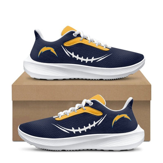 [TOUCHDOWN DEAL] NEW CUSTOMIZED NFL09 LAC LOS ANGELES CHARGERS ROAD RUNNING SHOES
