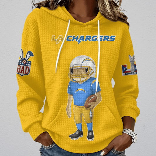 [TOUCHDOWN DEAL] NEW CUSTOMIZED NFL09 LAC LOS ANGELES CHARGERS UNISEX HOODED SWEATSHIRT