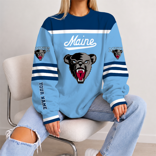 [PUCK DROP DEAL] NEW CUSTOMIZED NCAA MFF09 MBB MAINE BLACK BEARS UNISEX SWEATSHIRT