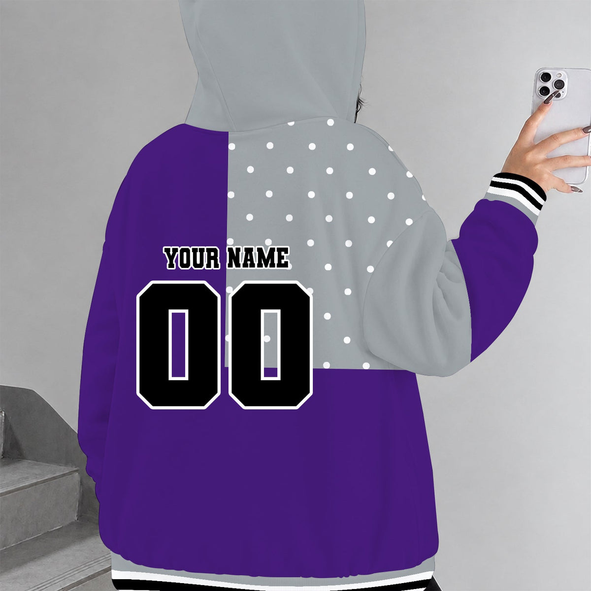 [TOUCHDOWN DEAL] NEW CUSTOMIZED NCAA FBS09 THF TCU HORNED FROGS ZIP HOODIE