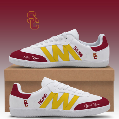 [HOMERUN DEAL] NEW CUSTOMIZED NCAA CWS09 USC USC TROJANS CLASSIC SNEAKERS