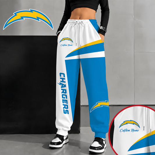 [TOUCHDOWN DEAL] NEW CUSTOMIZED NFL09 LAC LOS ANGELES CHARGERS SWEATPANTS