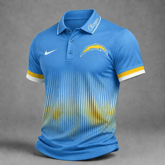 [TOUCHDOWN DEAL] NEW CUSTOMIZED NFL09 LAC LOS ANGELES CHARGERS POLO SHIRT