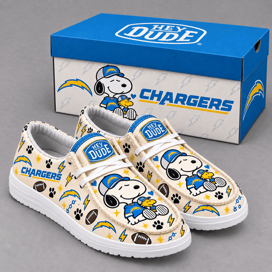 [TOUCHDOWN DEAL] NEW CUSTOMIZED NFL09 LAC LOS ANGELES CHARGERS LOAFER SHOES