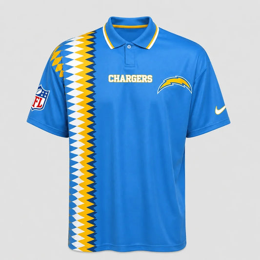 [TOUCHDOWN DEAL] NEW CUSTOMIZED NFL09 LAC LOS ANGELES CHARGERS POLO SHIRT