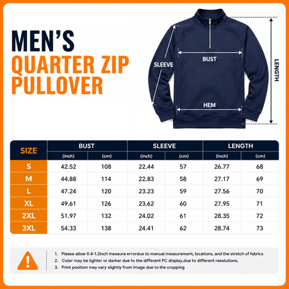 [SPECIAL OFFER] NEW CUSTOMIZED NFL20 ARC ARIZONA CARDINALS MEN'S MULTICOLOR QUARTER-ZIP PULLOVER