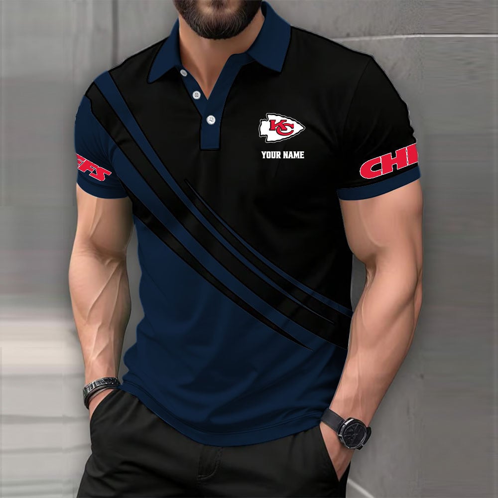[SPECIAL OFFER] NEW CUSTOMIZED NFL01 KCC KANSAS CITY CHIEFS POLO SHIRT