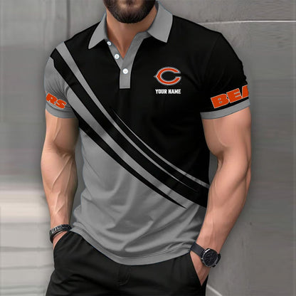 [SPECIAL OFFER] NEW CUSTOMIZED NFL26 CCB CHICAGO BEARS POLO SHIRT