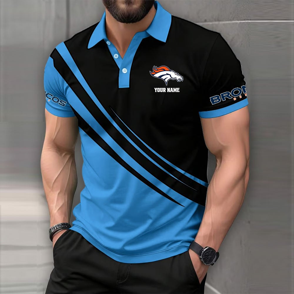 [SPECIAL OFFER] NEW CUSTOMIZED NFL13 DVB DENVER BRONCOS POLO SHIRT