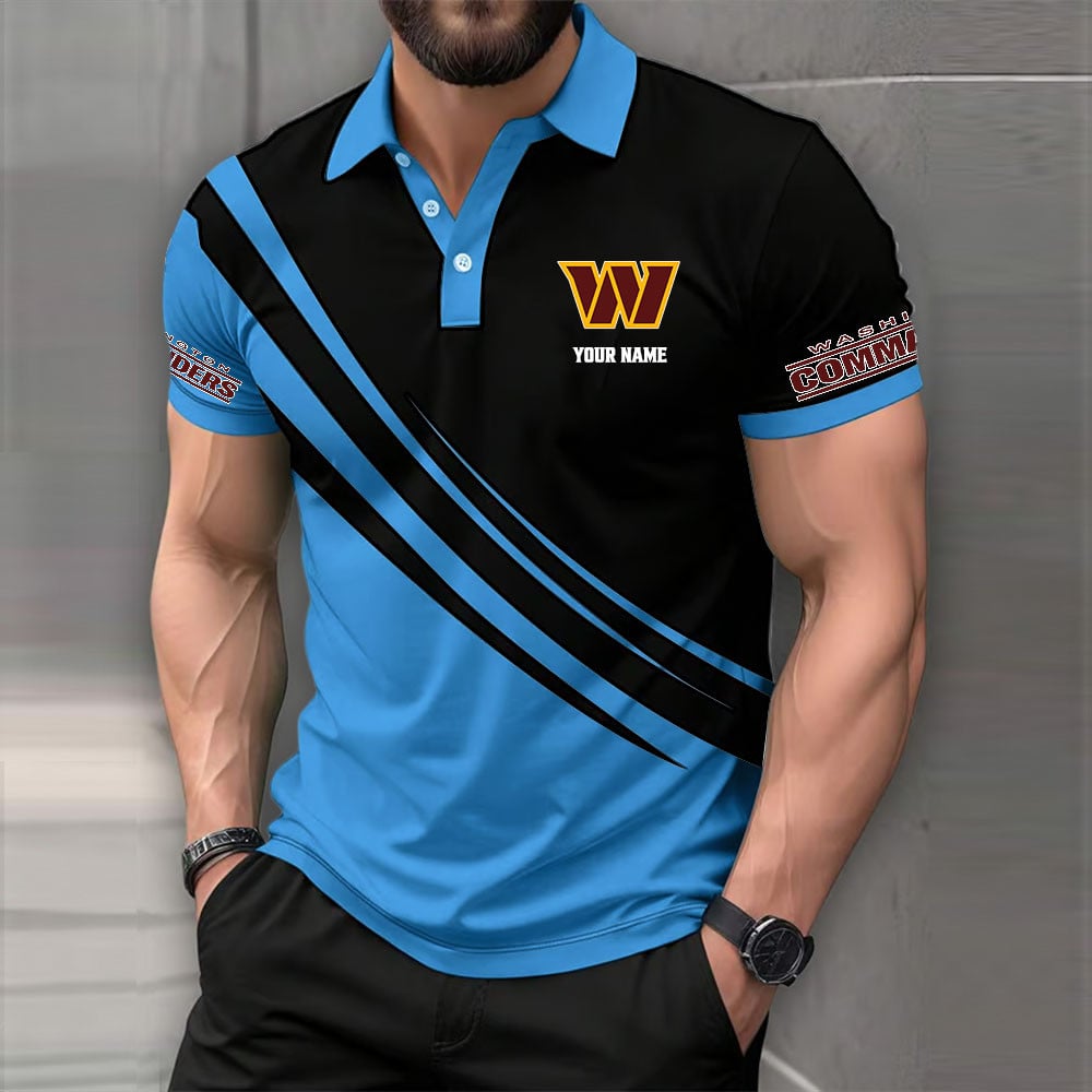 [SPECIAL OFFER] NEW CUSTOMIZED NFL12 WTC WASHINGTON COMMANDERS POLO SHIRT