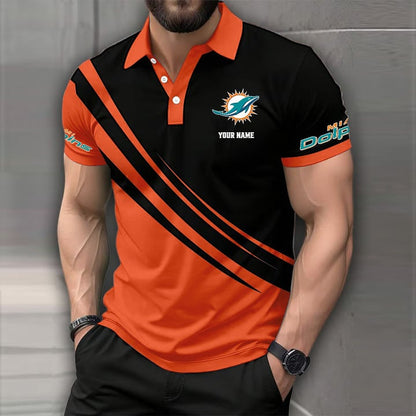 [SPECIAL OFFER] NEW CUSTOMIZED NFL19 MDP MIAMI DOLPHINS POLO SHIRT