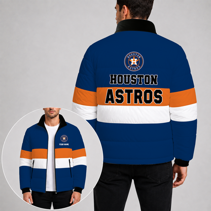 [HOMERUN DEAL] NEW CUSTOMIZED MLB 10 THE ASTROS PUFFER JACKET