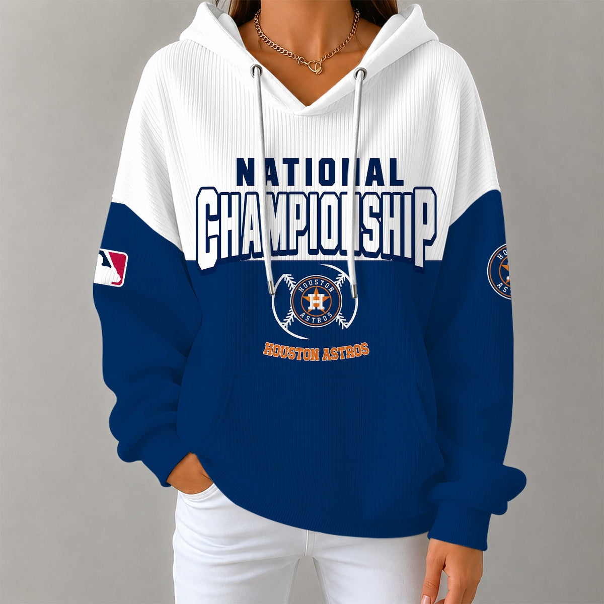 [HOMERUN DEAL] NEW CUSTOMIZED MLB10 HAS HOUSTON ASTROS RIBBED HOODIE & SWEATSHIRT