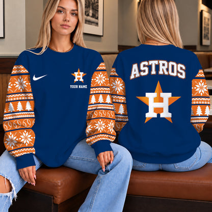 [HOMERUN DEAL] NEW CUSTOMIZED MLB10 HAS THE ASTROS UNISEX SWEATSHIRT
