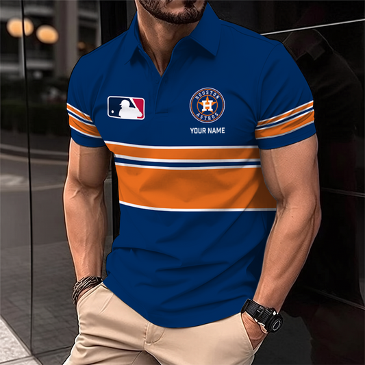 [HOMERUN DEAL] NEW CUSTOMIZED MLB10 HAS HOUSTON ASTROS POLO SHIRT