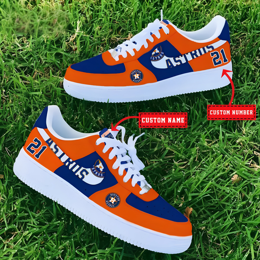 [HOMERUN DEAL] NEW CUSTOMIZED MLB10 HAS HOUSTON ASTROS AF1 SHOES