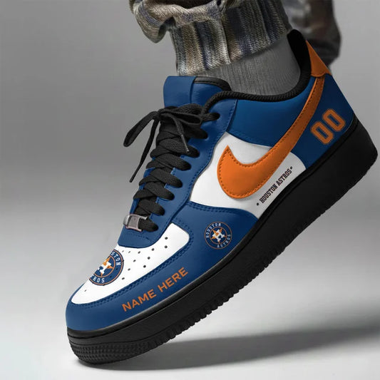 [HOMERUN DEAL] NEW CUSTOMIZED MLB10 HAS HOUSTON ASTROS AF1 SHOES