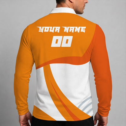 [HOMERUN DEAL] NEW CUSTOMIZED MLB10 HAS HOUSTON ASTROS MEN'S LONG SLEEVE POLO