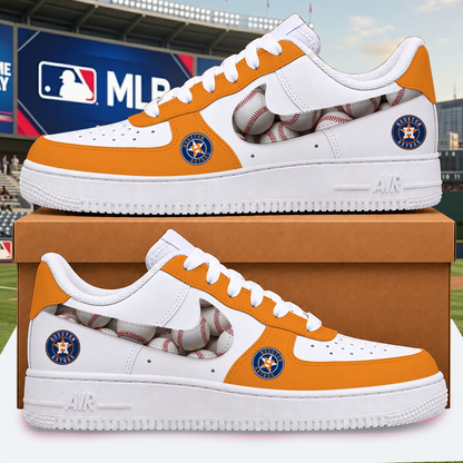 [HOMERUN DEAL] NEW CUSTOMIZED MLB10 HAS HOUSTON ASTROS AF1 SHOES