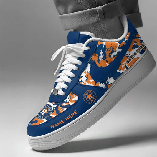 [HOMERUN DEAL] NEW CUSTOMIZED MLB10 HAS HOUSTON ASTROS AF1 SHOES